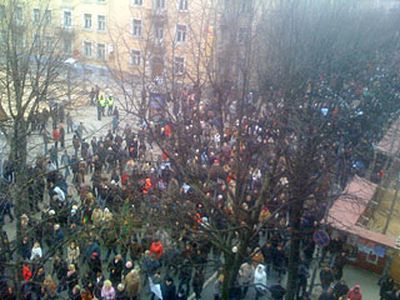 Митинг в Клайпеде завершился задержанием 32 человек - Литва и страны Балтии