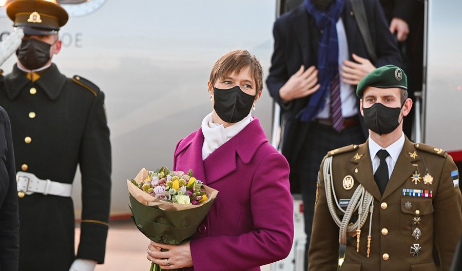 В Литву прибыла президент Эстонии Керсти Кальюлайд - Литва и страны Балтии