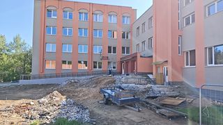 Прогимназия «Драугисте» встретит новый учебный год с незаконченным ремонтом