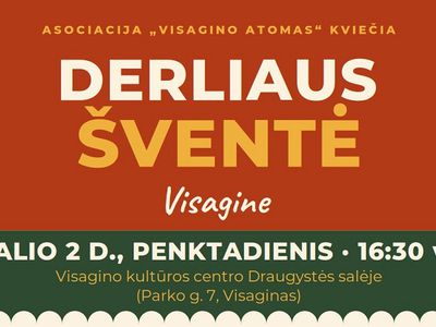 Kviečiame į Derliaus šventę Visagine! - Kultūros ir sporto renginiai