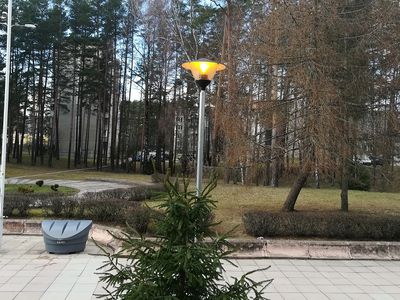 Почему на улице Тарибу днем горели фонари - В Висагинасе
