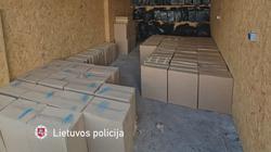 57 400 пачек контрабандных сигарет обнаружили криминалисты полиции Утенского округа
