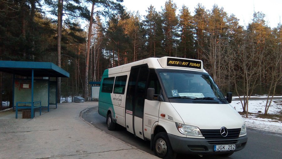 Новое расписание автобуса по городу и на вокзал - В Висагинасе