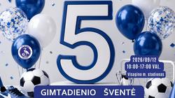 Приглашаем на празднование 5-летия Висагинского футбольного центра!