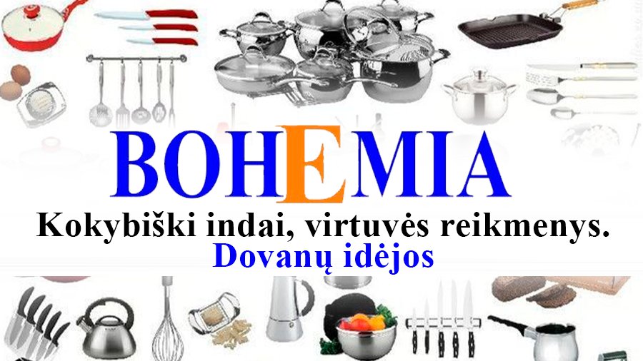 Naujovės parduotuvėje BOHEMIA - Reklama