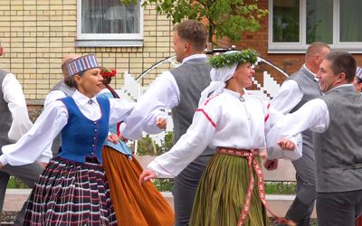 Латгальские узоры на берегах Висагинаса - Висагинас и висагинцы