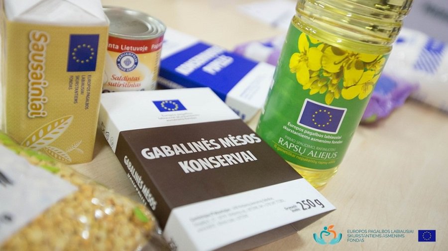 О выдаче продуктов малоимущим жителям - В Висагинасе