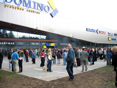 «Domino» открылся

 - В Висагинасе