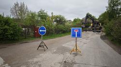 В связи с ремонтом временно перекрыто движение по ул.Гульбинё (с/о Pavasaris)