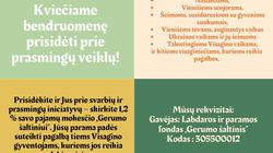 Kviečiame bendruomenę  prisidėti prie prasmingų veiklų !