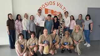 Команда прогимназии «Gerosios vilties» единственной из Литвы выступила на престижной роботиаде "FIRST LEGO League" в Гонконге
