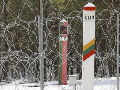 Реагируя на агрессию России на Украине, СОГГ усиливает охрану литовской границы - Литва и страны Балтии